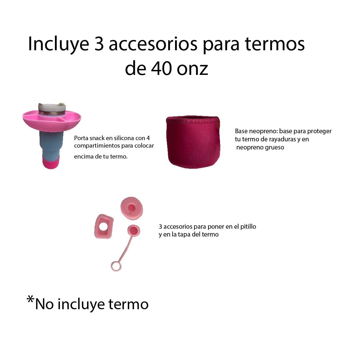 X3 accesorios termo 40 onz