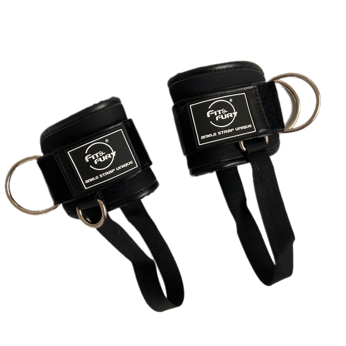 Tobilleras para la Polea baja Negro- Ankle straps 3pro