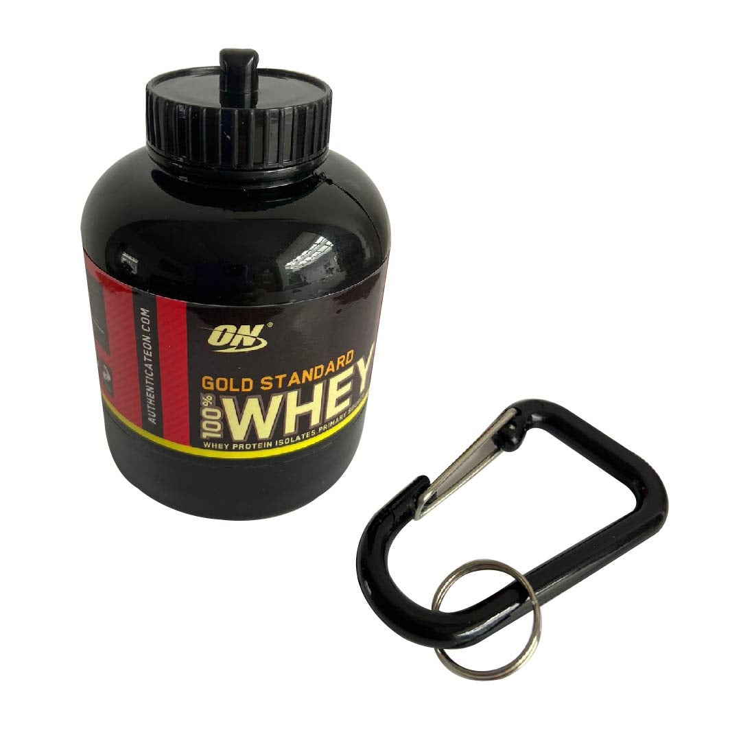porta proteina 100 ml en color negro para suplementos colombia