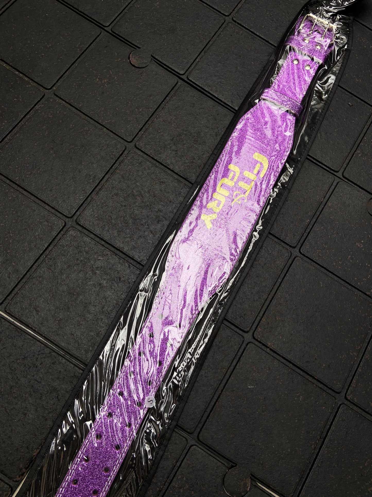 Cinturón para Peso Lumbar para Gimnasio - Soporte y Protección para Levantamiento de Pesas
-Edición Lavanda Limone