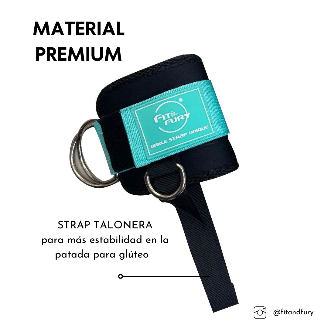 Tobilleras para la polea baja
Ankle Straps 3PRO -Vibrant