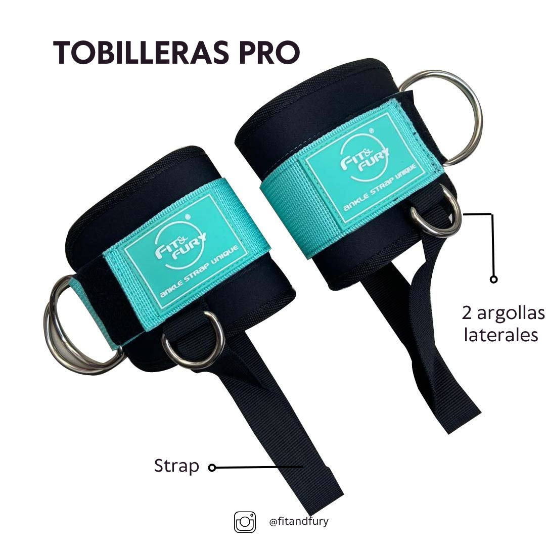 Tobilleras para la polea baja
Ankle Straps 3PRO -Vibrant