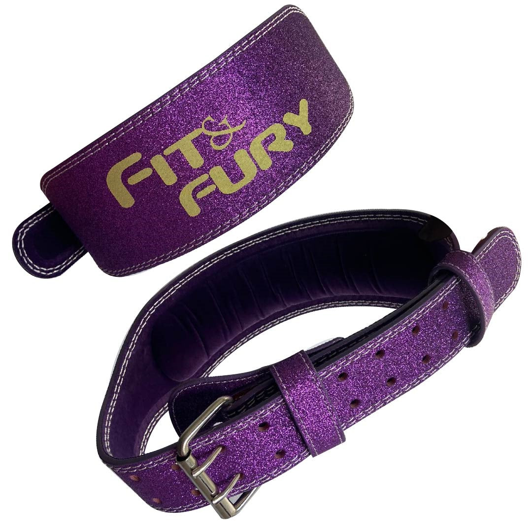 Cinturón para Peso Lumbar para Gimnasio - Soporte y Protección para Levantamiento de Pesas
-Edición Lavanda Limone
