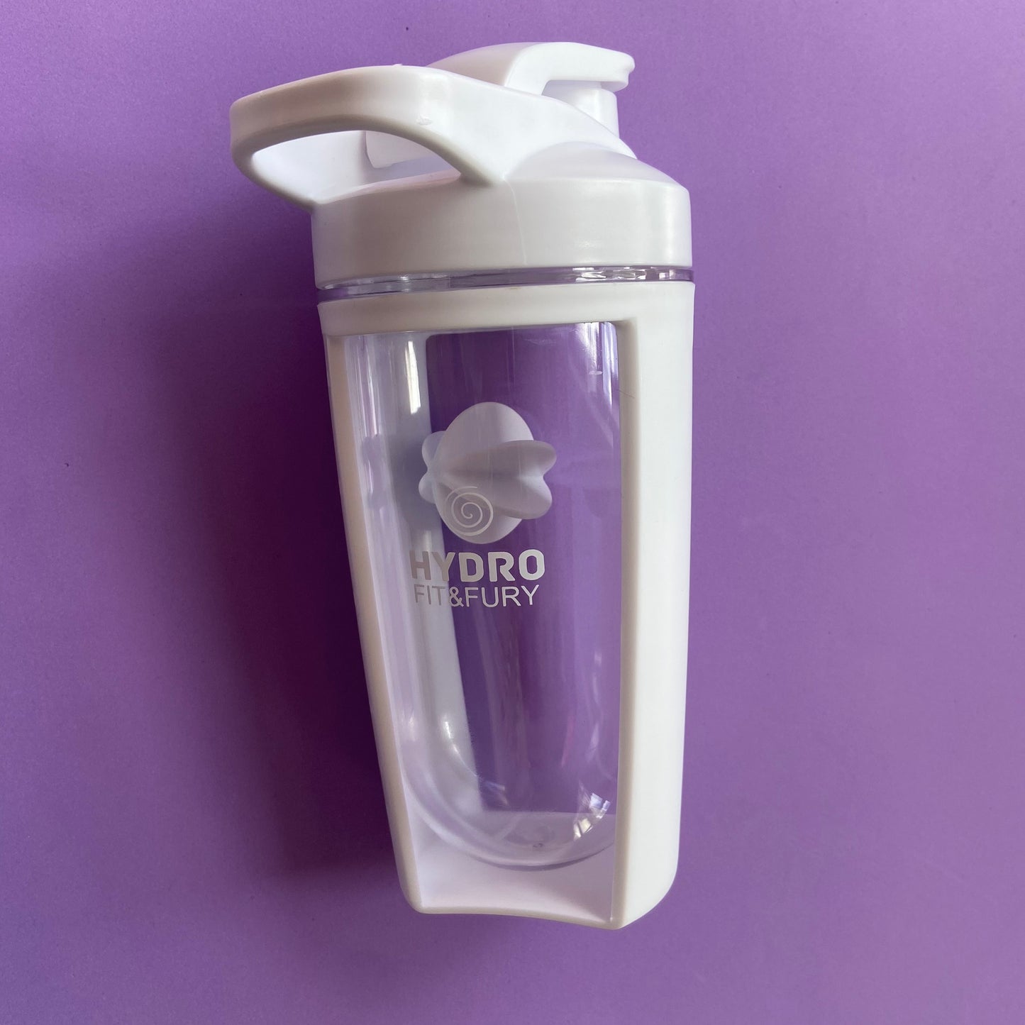 Shaker curvo | Vaso mezclador para suplementos | edición copo de nieve