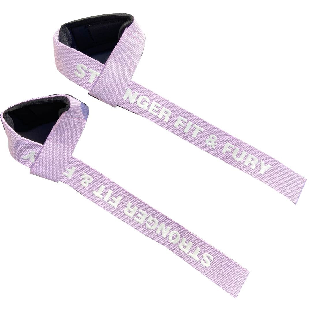 Straps Deluxe - Colección Stronger lavanda-levantamiento de pesas