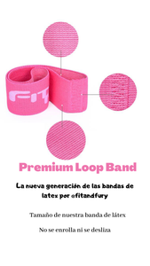 Loop Band Star rosa - Resistencia media a fuerte