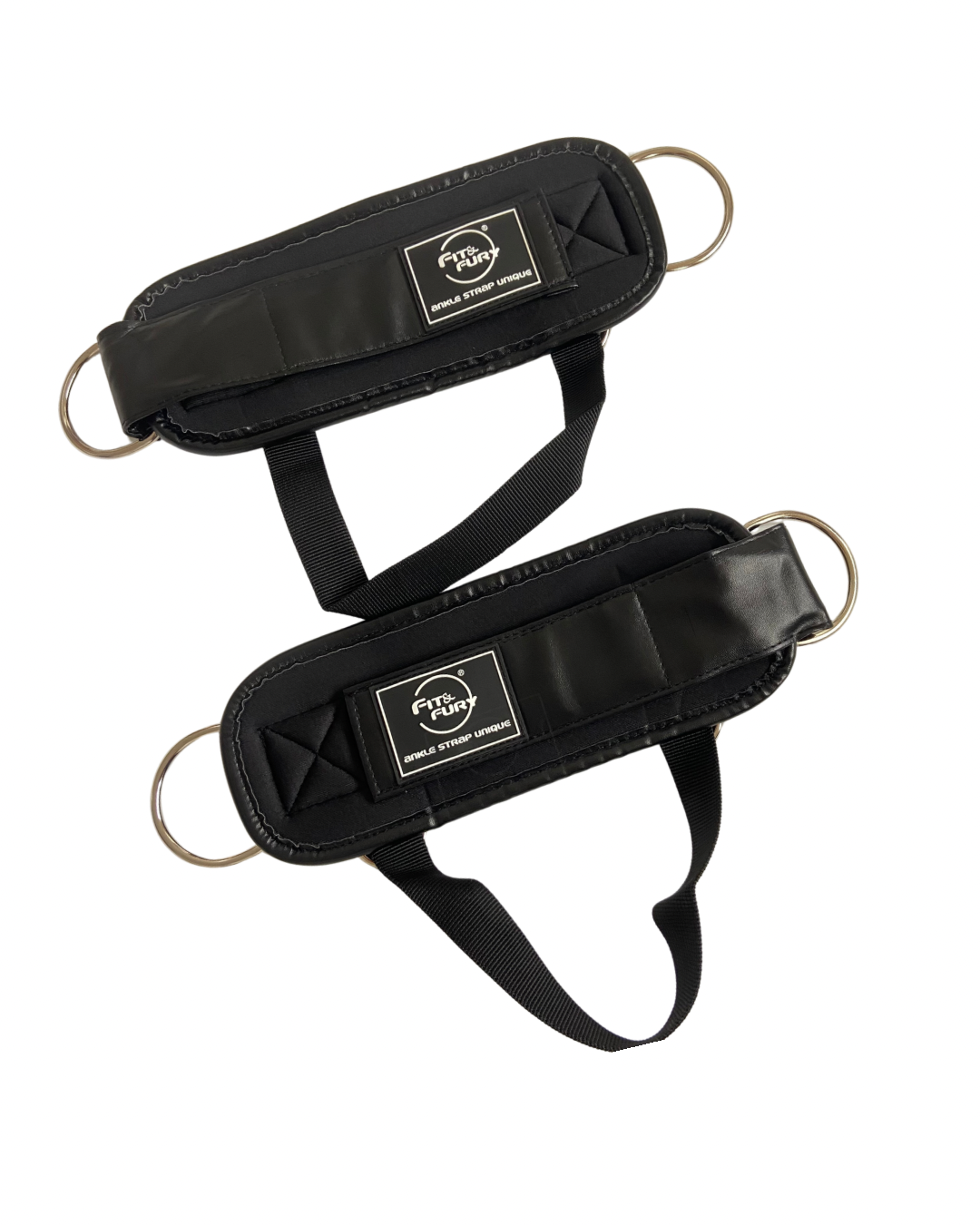 Tobilleras para la Polea baja Negro- Ankle straps 3pro