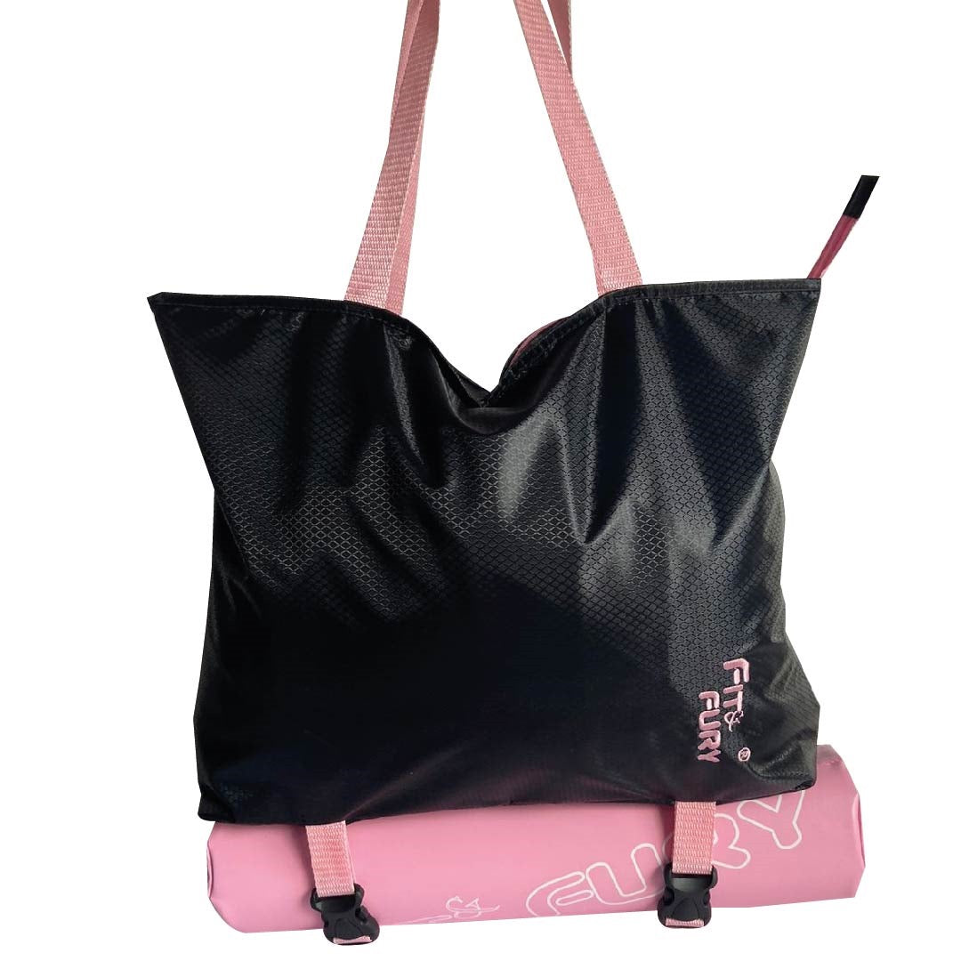 Tote Bag con compartimientos-Verona Negra