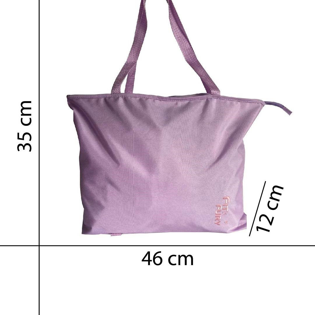 Tote Bag con compartimientos- Lila