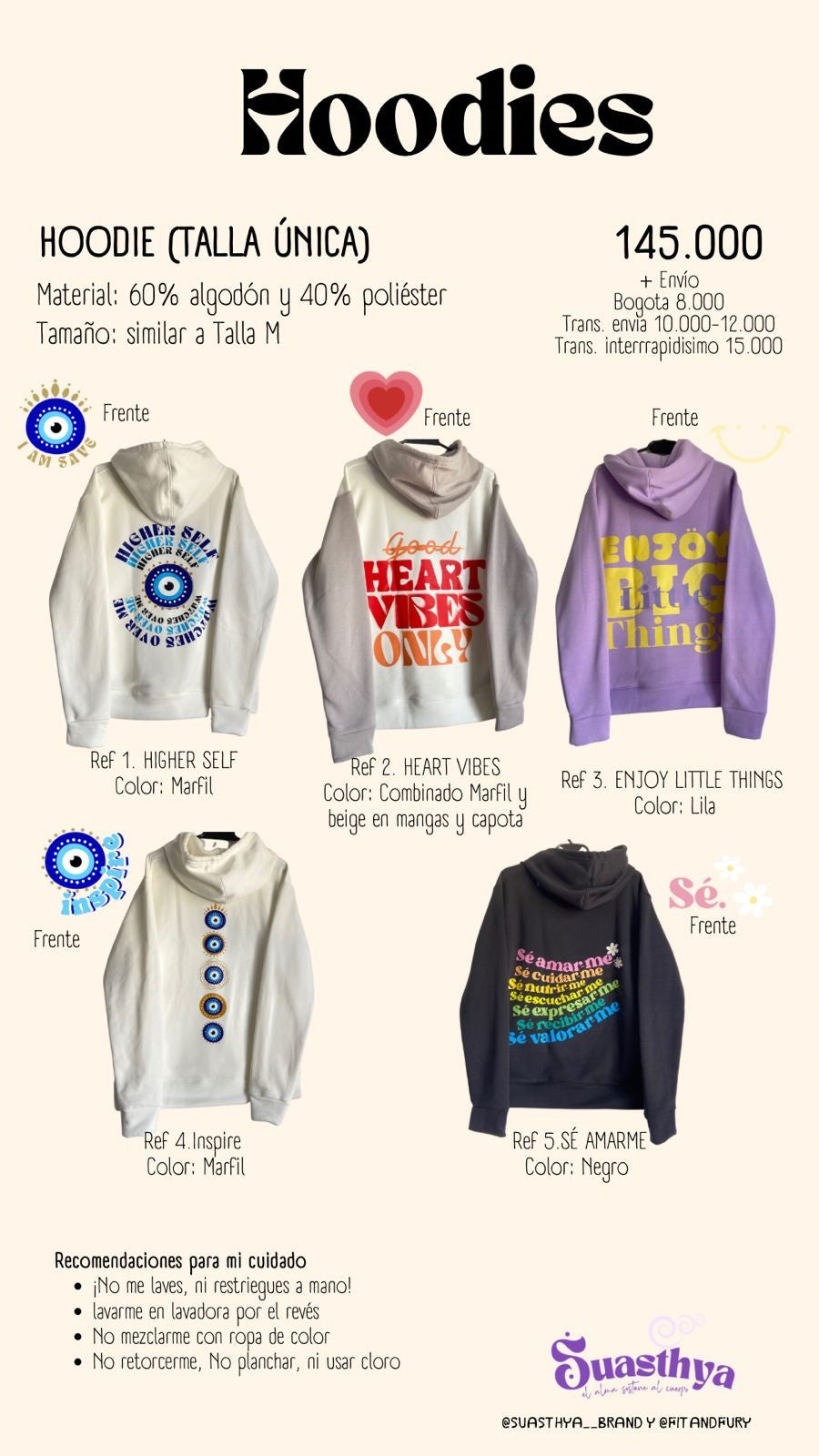 Hoodie Hearts Vibes Only