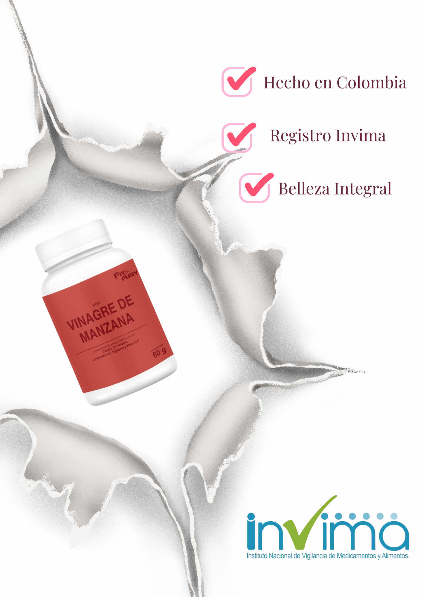 Vinagre de Manzana enriquecido con vitamina C