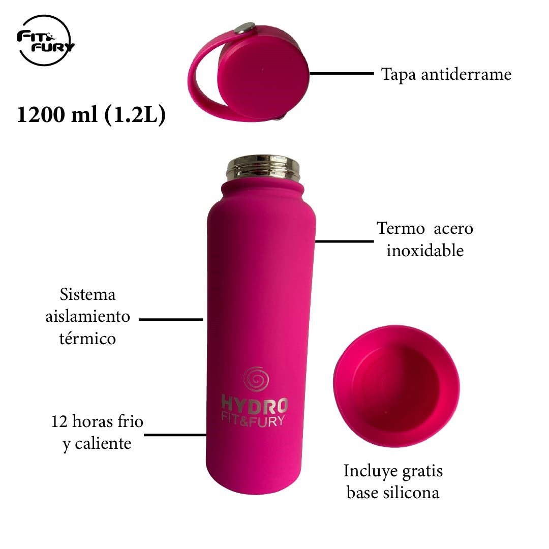 Termo Térmico de agua 1.2 L- twist Flor del iris