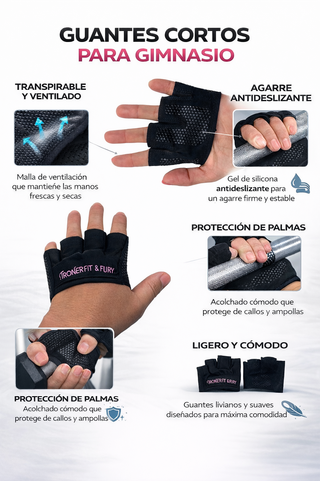 Guantes Cortos Performance