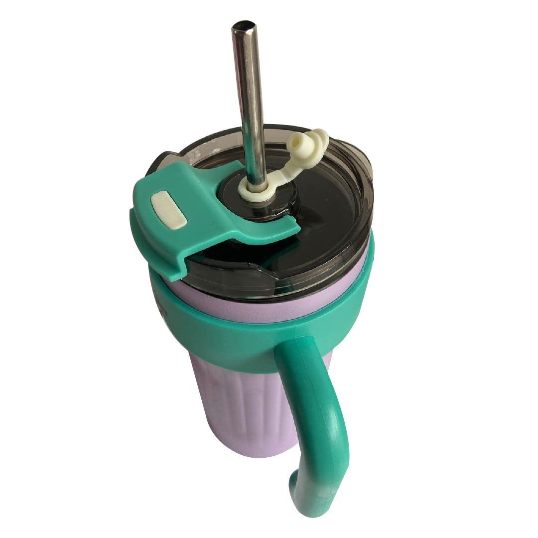 Termo térmico para agua 860 ml- con pitillo Think