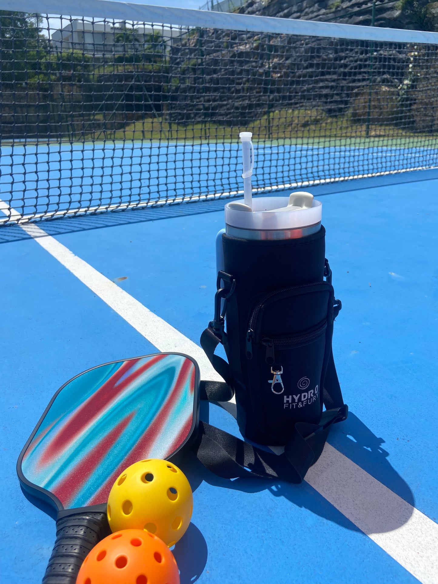 Protector para termo con bolsillos y correa | protector termo 1.2 L
