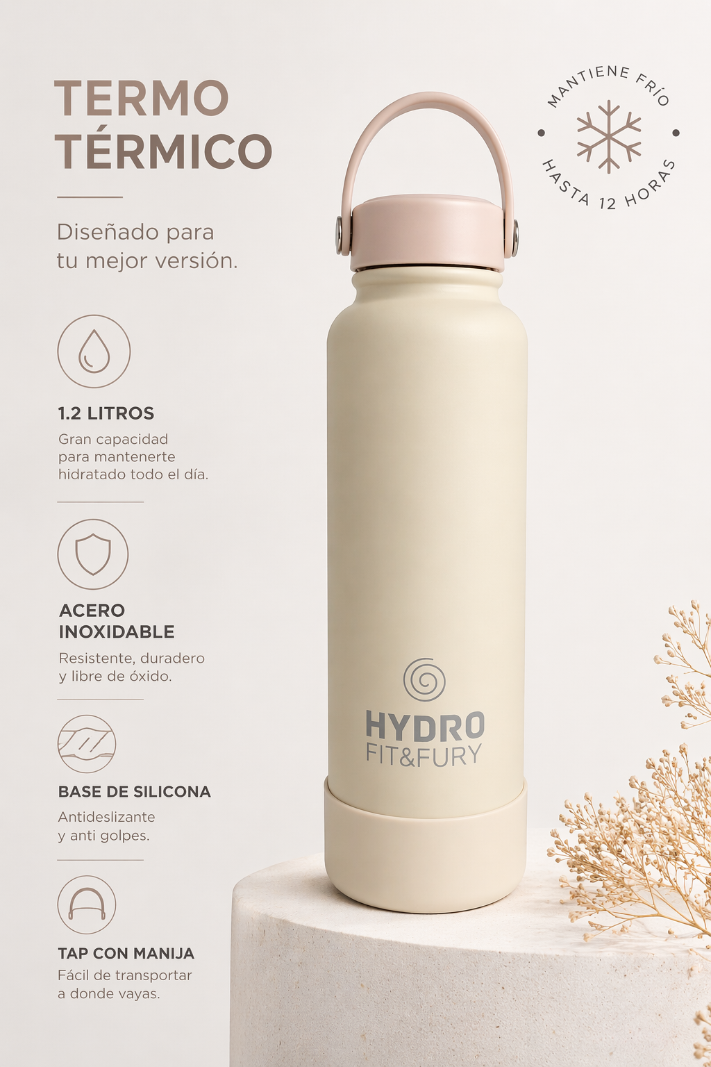Termo Térmico 1.2 l de agua Twist Arena Macarena