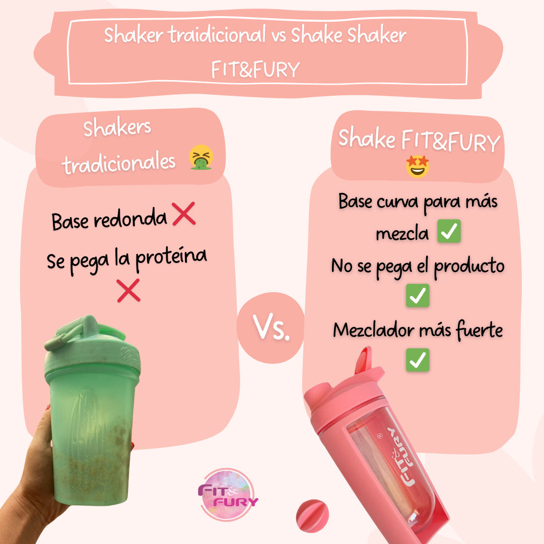 Dúo shaker y porta proteína