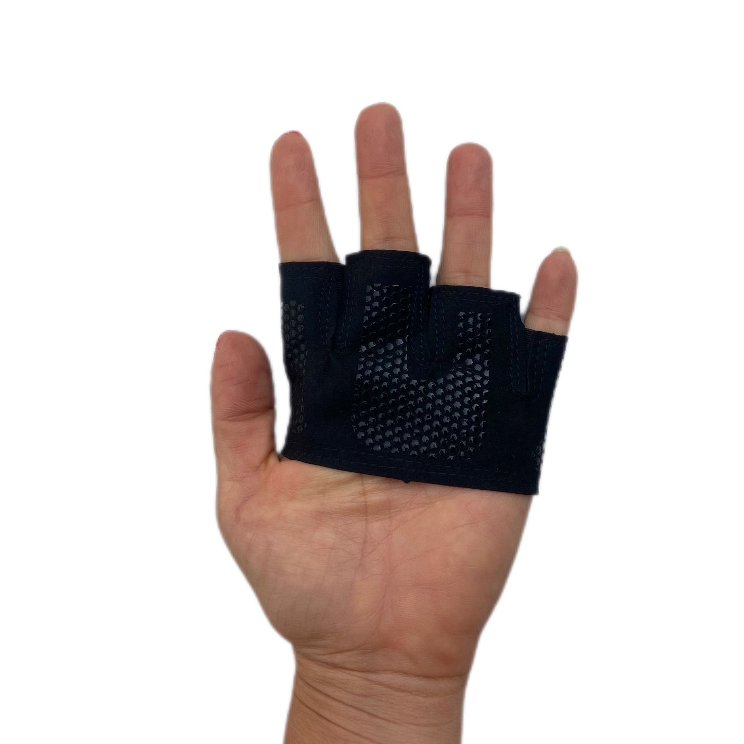 Guantes cortos para entrenar gym| guantes calleras| Performance negros