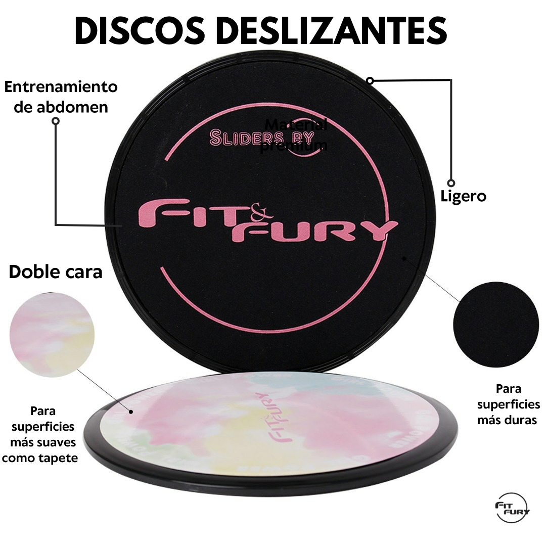 Discos Deslizantes|Deluxe Sliders Discs flamingos| discos deslizantes para Pilates