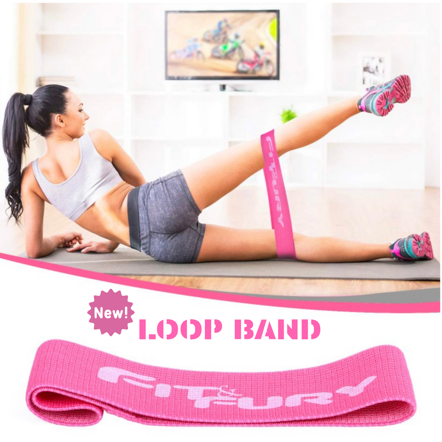 Premium Loop Band Coco Resistencia Suave ( Banda tamaño pequeña)