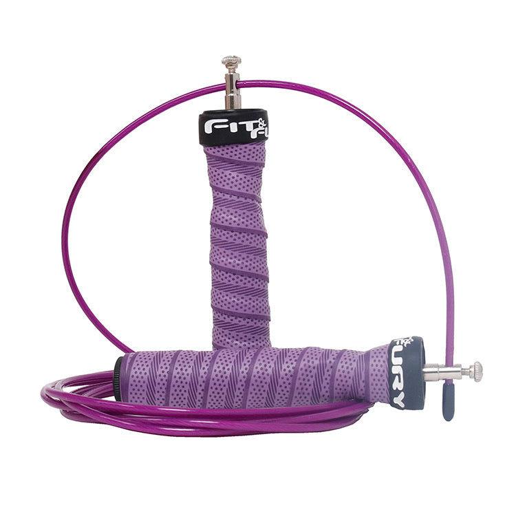 Lazo cuerda para saltar ejercicio cardio | lazo de velocidad morado