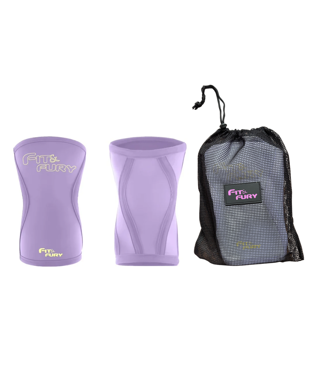 Rodillera Deportiva de Compresión Ajustable para Entrenamiento y Recuperación | rodilleras de 7 mm| Lila