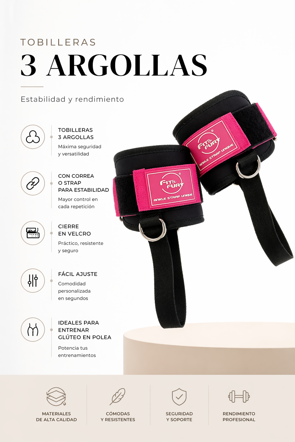 Dúo accesorios polea