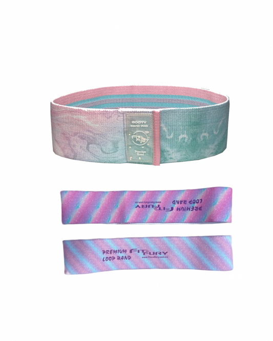 Set x 3 bandas de tela rosa