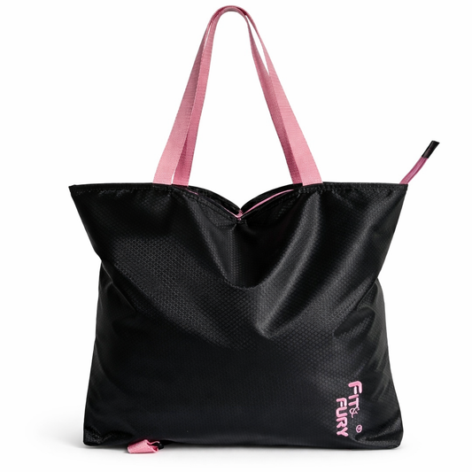 Tote Bag con compartimientos-Verona Negra