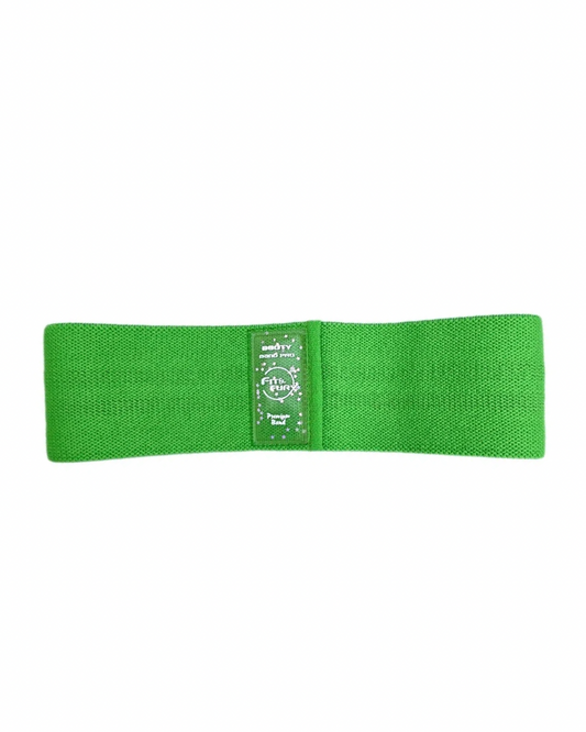 Banda elástica resistencia tela fitness pro| Banda para hacer ejercicio| edición Verde Neón