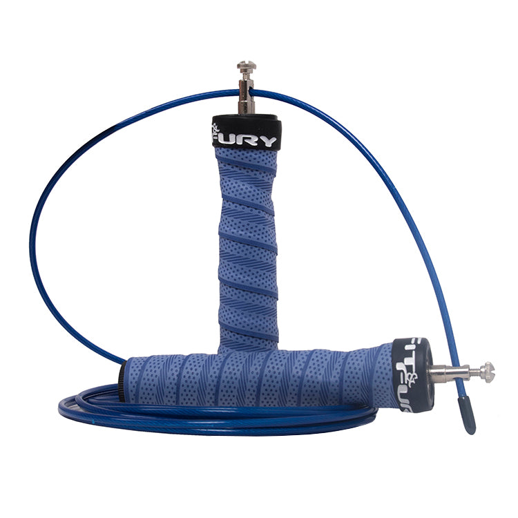 Lazo cuerda para saltar ejercicio cardio | lazo de velocidad azul