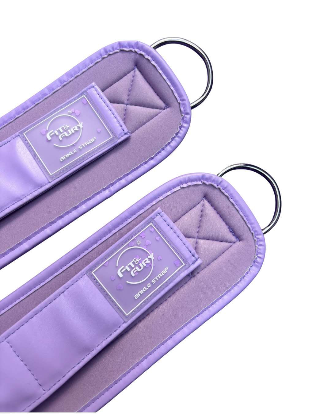 Tobilleras para polea baja| Correas gym polea| Ankle Straps Unique Lila