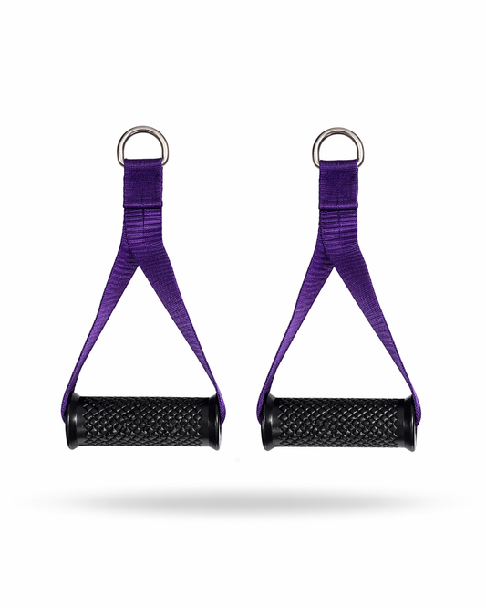 Agarres accesorio para máquina polea|Morado