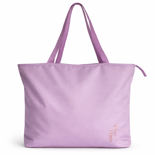Tote Bag con compartimientos- Lila