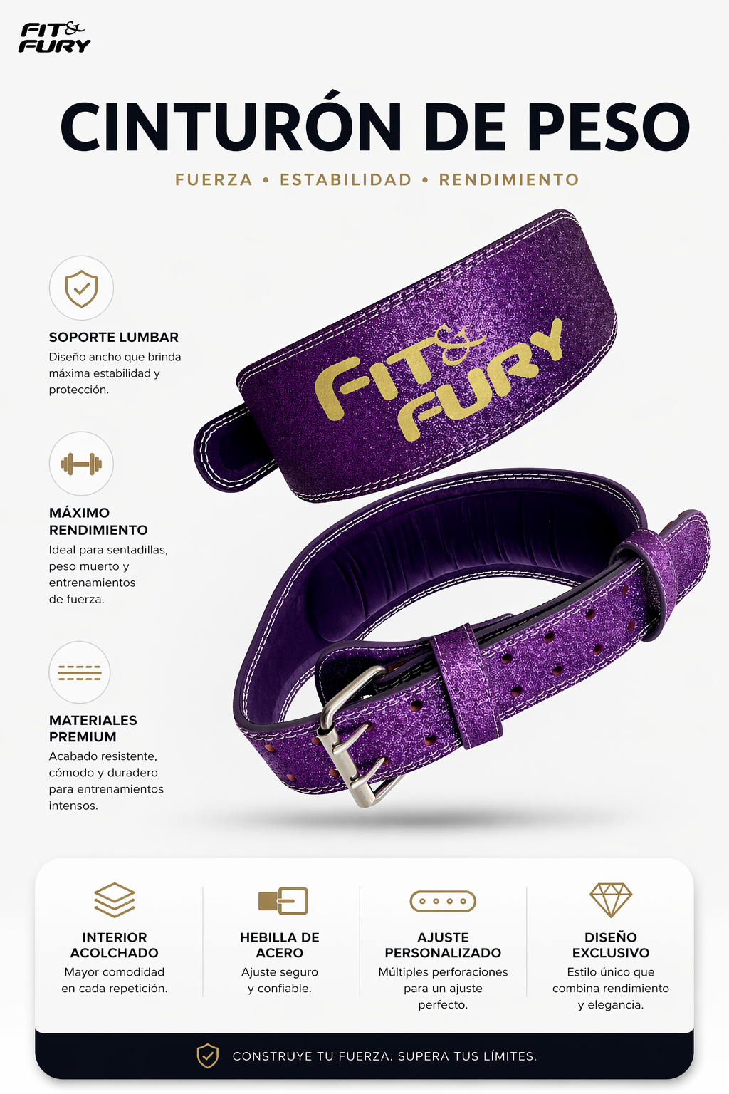 Cinturón Lumbar para Peso 50% OFF