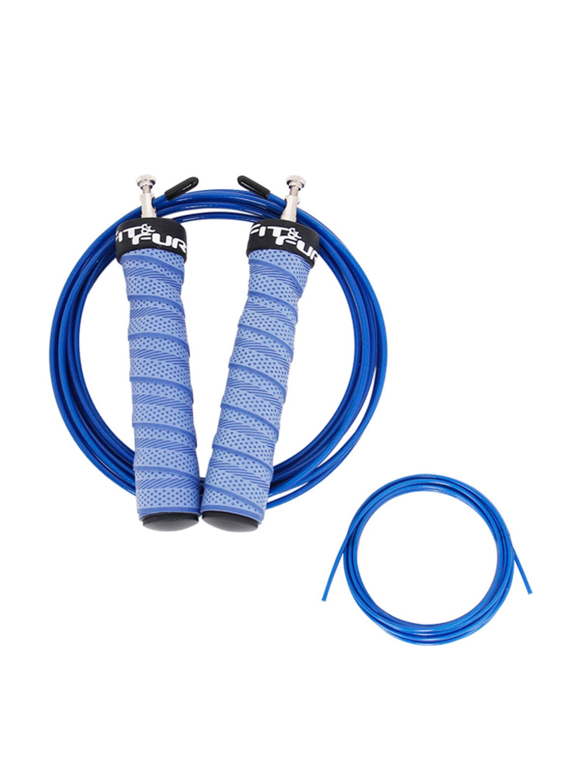 Lazo cuerda para saltar ejercicio cardio | lazo de velocidad azul