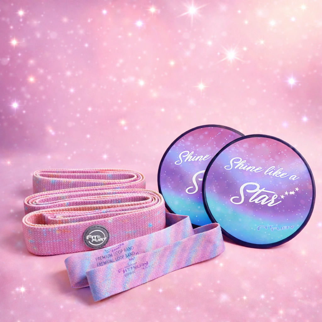 Kit de Entrenamiento en Casa – Bandas Elásticas y Discos Deslizantes Fitness