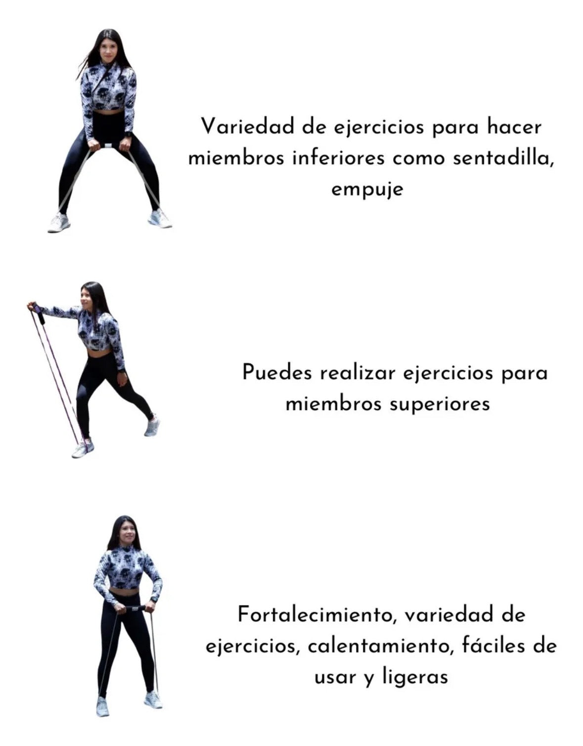 Set x 3 Bandas Elásticas de poder