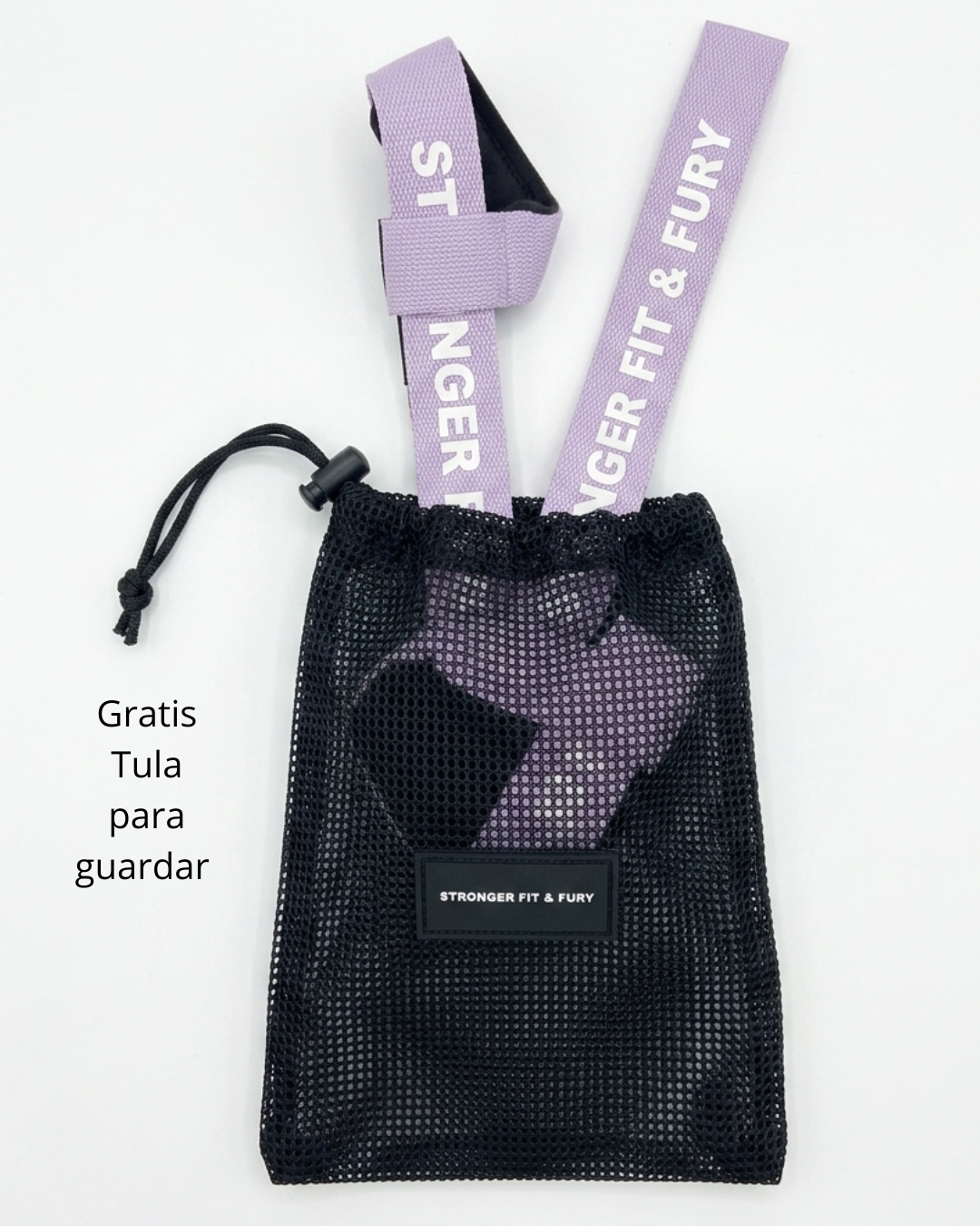 Straps Deluxe - Colección Stronger lavanda-levantamiento de pesas