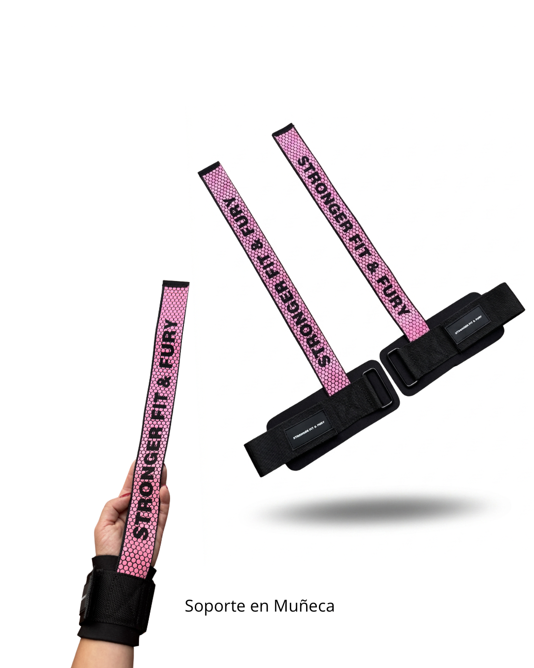 Straps con Muñequera- Full Progrip Straps