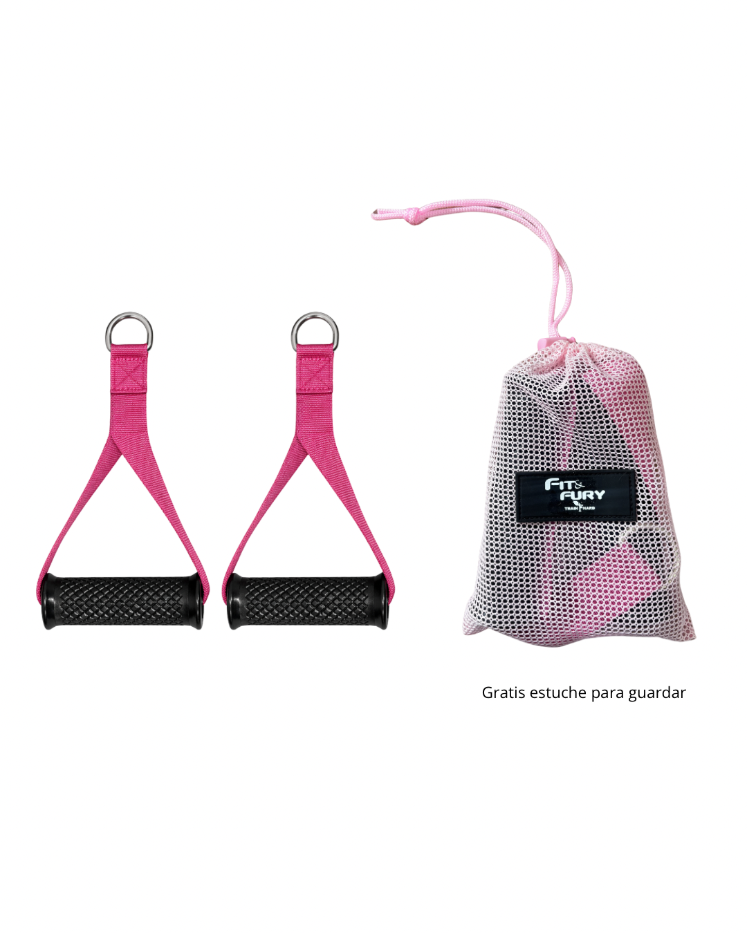 Agarres accesorio para máquina polea|Fucsia