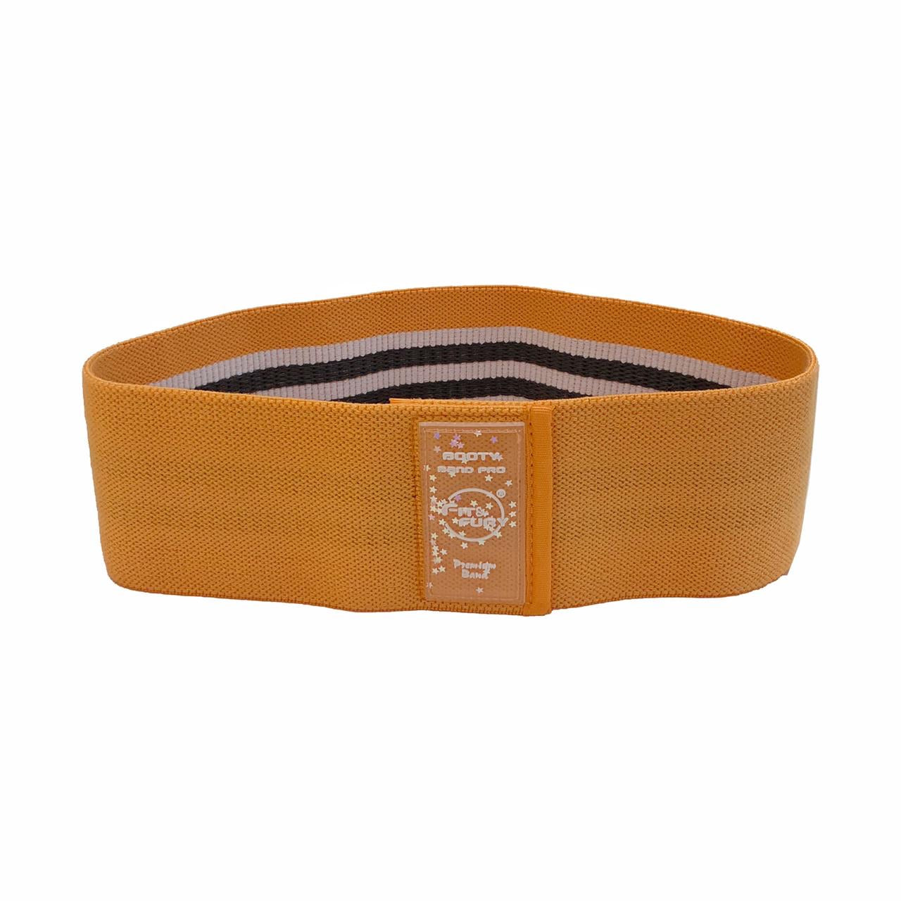 Premium Booty Band Pro Neon Naranja Resistencia Media