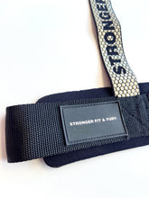 Cargar imagen en el visor de la galería, Full Progrip Straps Aguamarina- Colección Stronger- Correa levantamiento pesas
