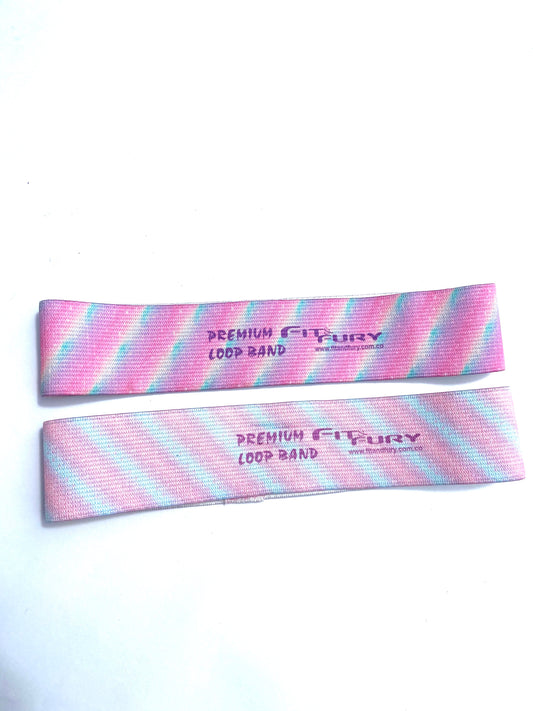 Bandas elásticas de resistencia| ligas para ejercicios| pack de 2 bandas| colección all star Rosa